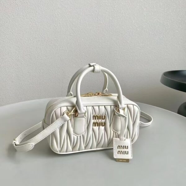 MIU MIU Crinkled Mini Square Bag