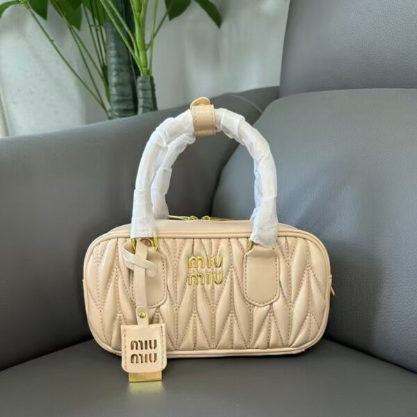 MIU MIU Crinkled Mini Square Bag