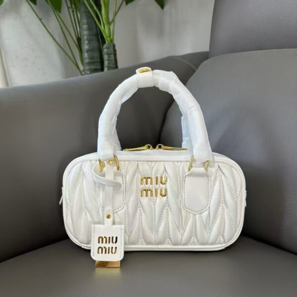MIU MIU Crinkled Mini Square Bag