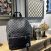 Louis Vuitton Embossed Checkerboard Backpack