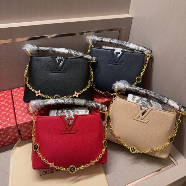 Louis Vuitton Snake-Print Handbag (Color Options Available)