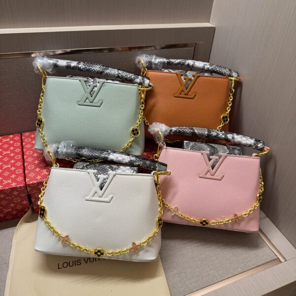 Louis Vuitton Snake-Print Handbag (Color Options Available)