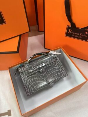 Hermes Crocodile Handbag/Shoulder Bag (Please specify color if needed)