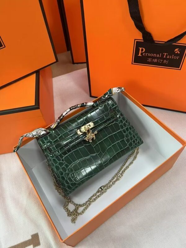 Hermes Crocodile Handbag/Shoulder Bag (Please specify color if needed)