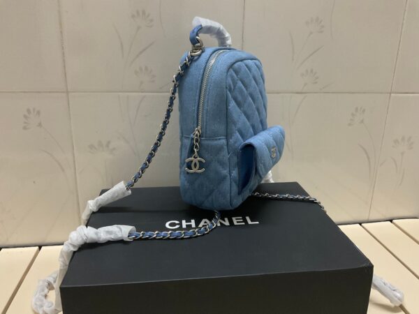 Chanel Blue Cute Small Backpack