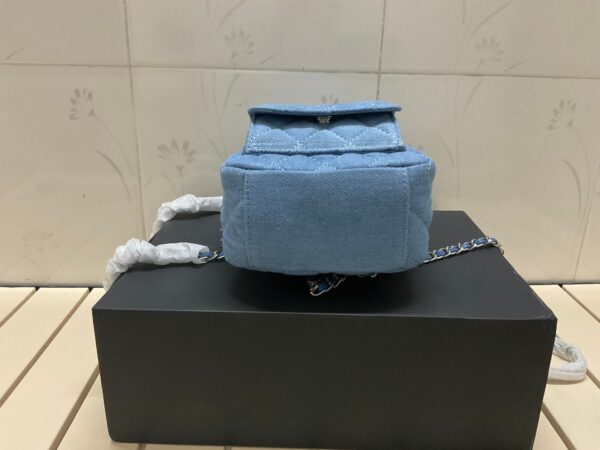 Chanel Blue Cute Small Backpack
